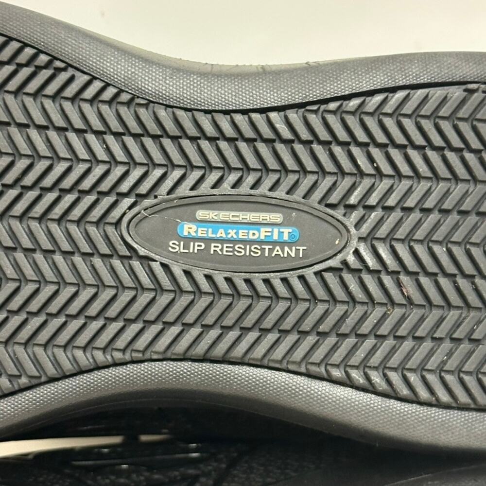WORN ONCE Skechers x DC Superman 108089 Invincibility Women's Black Work Shoes 9 - Picture 10 of 12